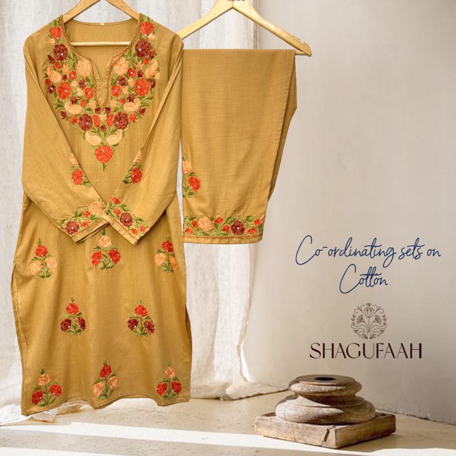 light brown coord set