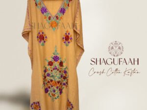 purple brown crush cotton kaftan dress